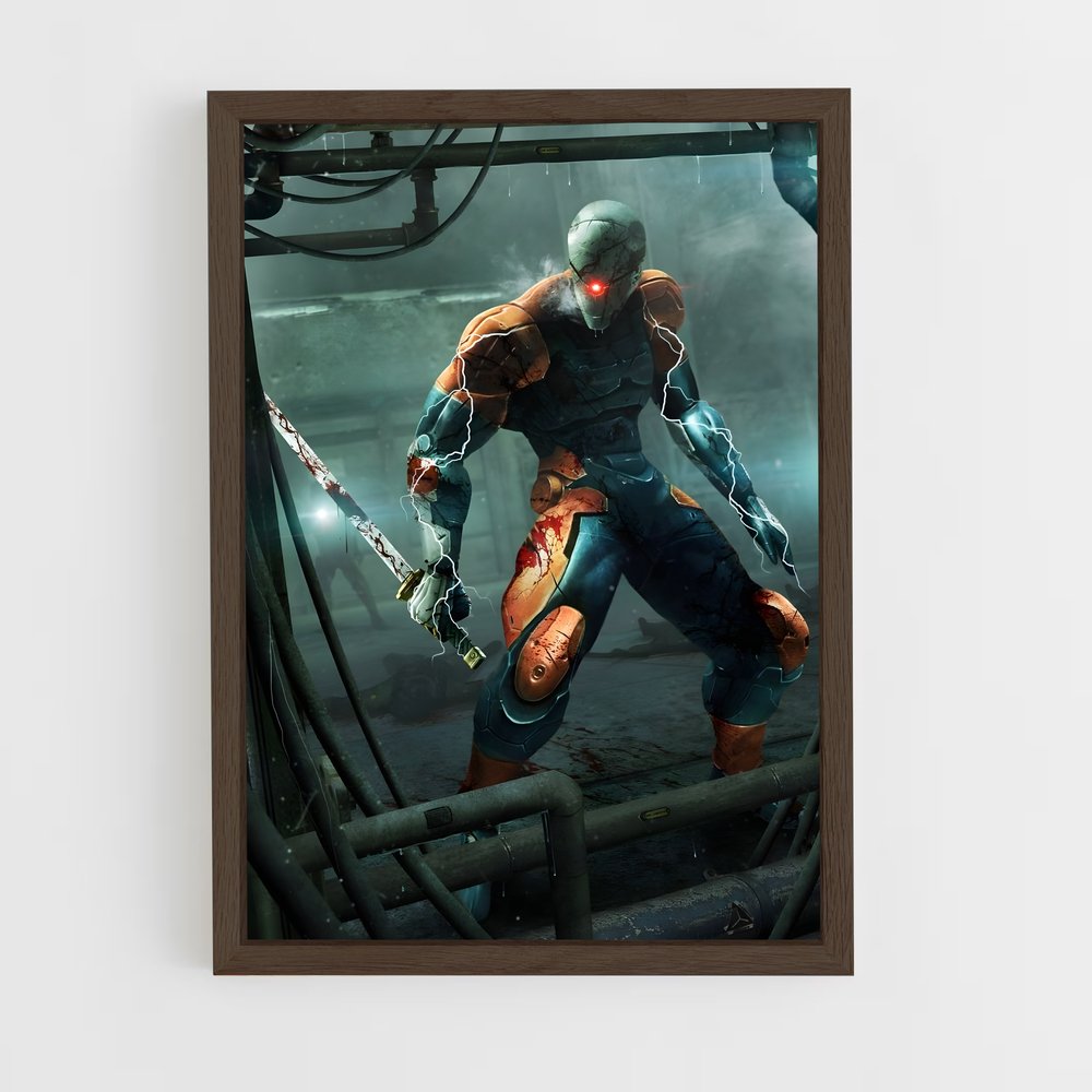 Poster Cyber Ninja – affiche Metal gear solid (vue 5)